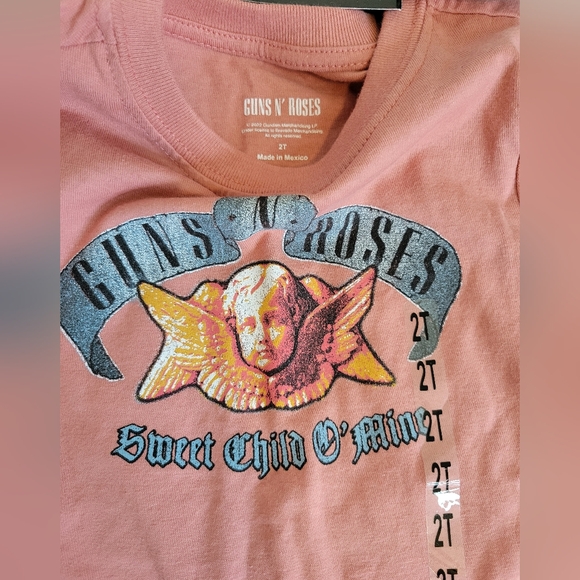 Nwt guns n roses girls longsleeve graphic tee - Picture 2 of 3